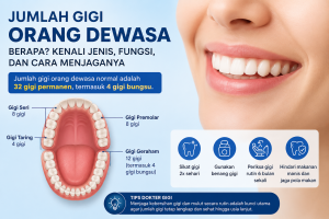 Jumlah gigi orang dewasa